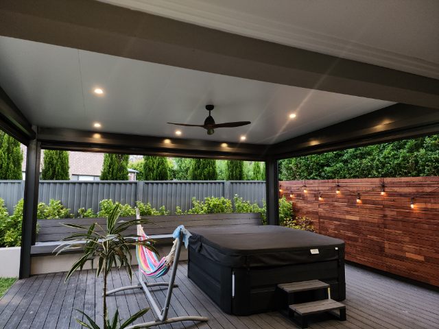 Insulated Roofing with LED Downlights & Decks