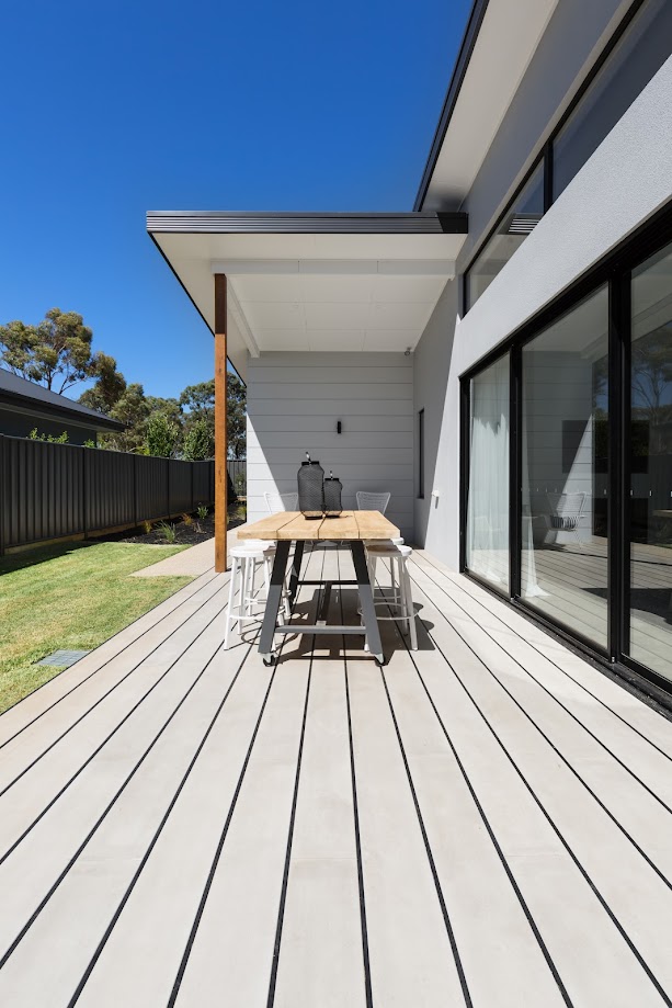 Large outdoor decking